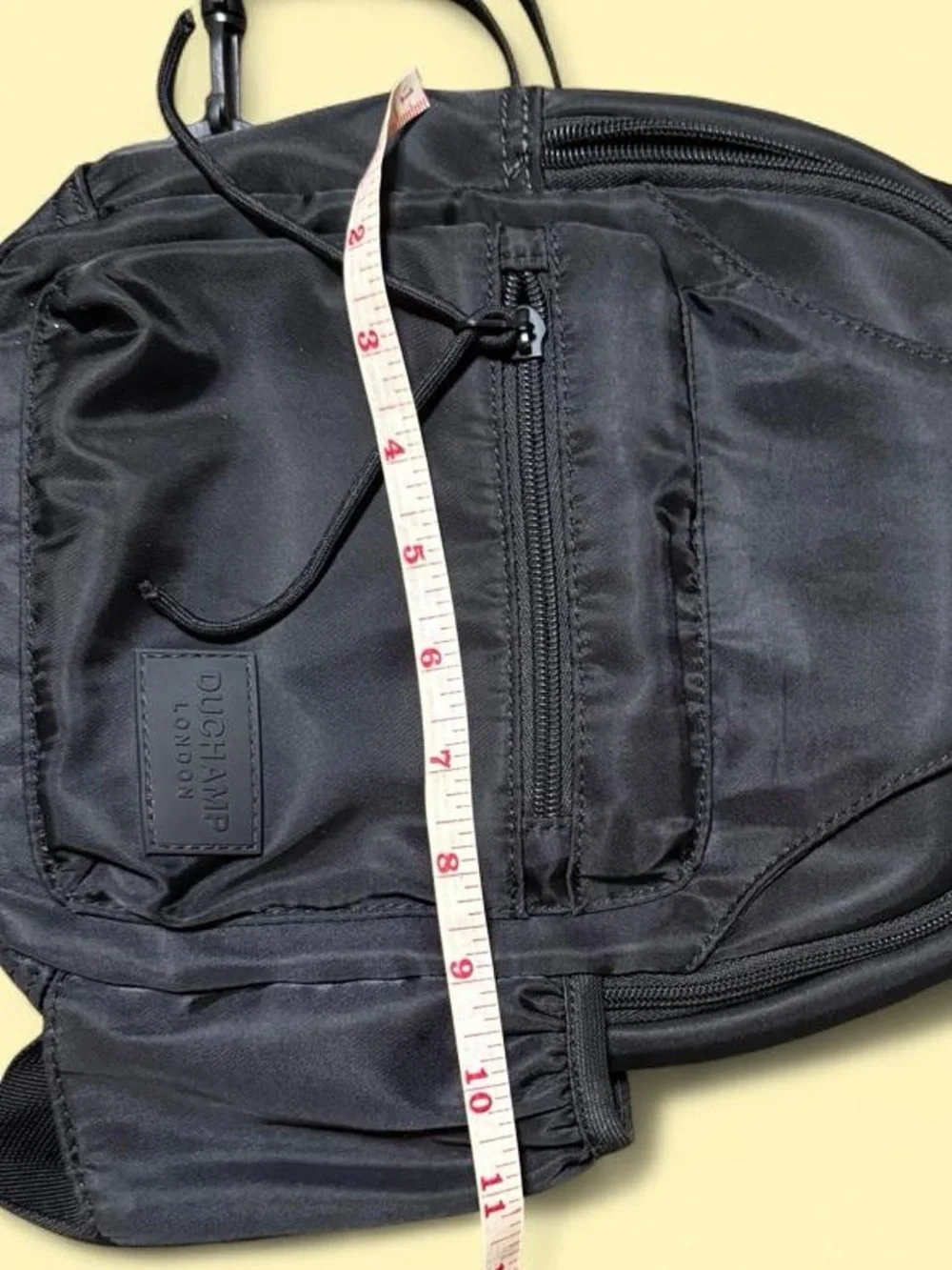 Duchamp Black Sling Belt Bag with Padded Strap